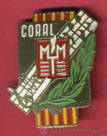 Pins e Spille di collezione: super pin , publicidad coral musical , 3  x  4  cms. chapa con aguja en reverso
