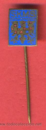 Sammlung von Pins: pin o insignia futbol , antiguo , original, skms ,esmalte  NO SE DE QUE ES  ,  pin411