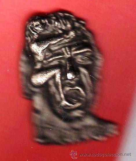 Pins e Spille di collezione: pin - musica metal - dedringer - cabeza y mujer - alt. 4cm. - gran breta&ntilde;a - metal con relieve