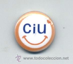 Pins de cole&ccedil;&atilde;o: CHAPA PIN CIU. CONVERGENCIA I UNIO. POLITICA. PINS. CHAPAS.