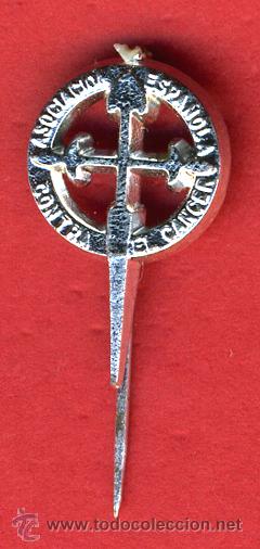 Sammlung von Pins: INSIGNIA O PIN , ASOCIACION ESPA&Ntilde;OLA CONTRA EL CANCER  , ORIGINAL , PIN435