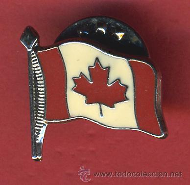 Collection pins: INSIGNIA O PIN , BANDERA DE CANADA , ORIGINAL , PIN467