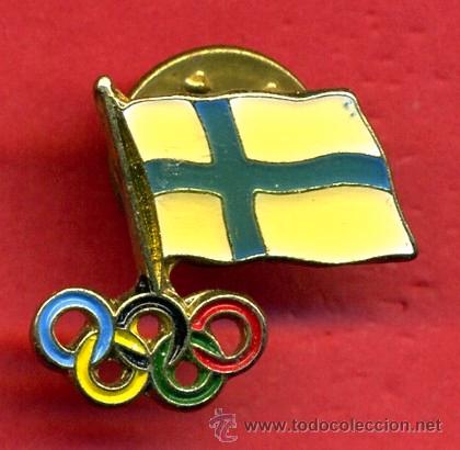 Collection pins: INSIGNIA O PIN , BANDERA OLIMPICA ,OLIMPIADAS , ORIGINAL , PIN512