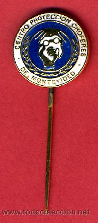 Collection pins: INSIGNIA O PIN , CENTRO PROTECCION DE CHOFERES MONTEVIDEO URUGUAY, ORIGINAL , PIN514