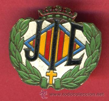 Collection pins: INSIGNIA O PIN , ESCUDO VALENCIA LAUREADO JC,POSIBLEMENTE JUNTA CENTRAL , ORIGINAL , PIN526