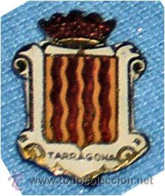 Collection pins: ANTIGUA AGUJA DE SOLAPA - ALFILER - PIN - ESCUDO DE TARRAGONA. A&Ntilde;OS 60 -70