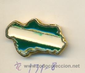 Pin's de collection: 131-8. Pin Bandera y Mapa de Andalucia