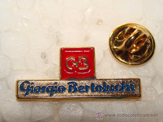 Pins e Spille di collezione: PIN DE MARCAS DE ROPA. GIORGIO BERTOLUCHI. GB. MODA. A&Ntilde;OS 90.