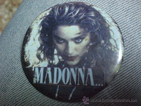 Pins de colecci&oacute;n: Chapa grande MADONNA  Cantante musica Pin tipo chapa
