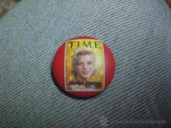 Pins de colecci&oacute;n: Chapa peque&ntilde;a Marilyn Monroe  Cantante musica Pin tipo chapa
