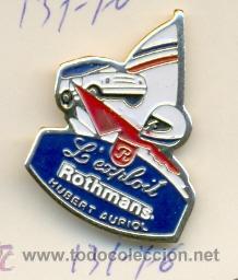 Pin's de collection: 131-76. Pin L'exploit Rotmans. Hubert Auriol