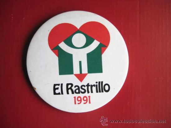 Pins de colecci&oacute;n: PIN CHAPA DE IMPERDIBLE. EL RASTRILLO 1991. ENVIO GRATIS&iexcl;&iexcl;&iexcl;