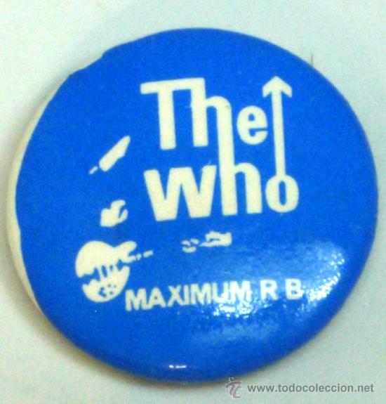 Pins de colecci&oacute;n: Chapa pin The Who a&ntilde;os 80
