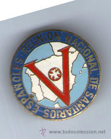 Pins de colecci&oacute;n: pin-insignia reunion nacional de sanitarios espa&ntilde;oles -