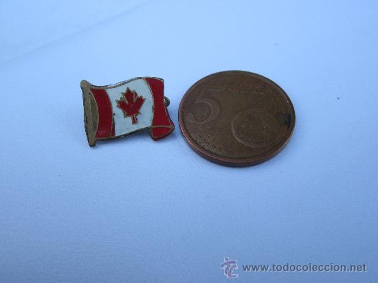 Pins de colecci&oacute;n: pin insignia de aguja bandera de canada