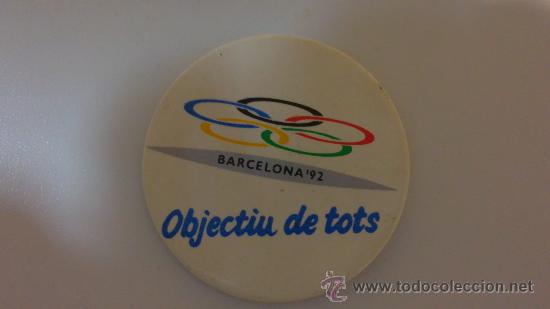 Pins de colecci&oacute;n: PINS-CHAPA-BARCELONA 92---OBJETIVO DE TODOS.(1985,OFICINA OLIMPICA)