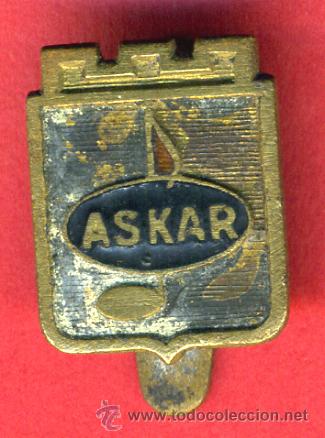 Pins e Spille di collezione: PIN O INSIGNIA PUBLICIDAD ASKAR  , ORIGINAL , ANTIGUO , H