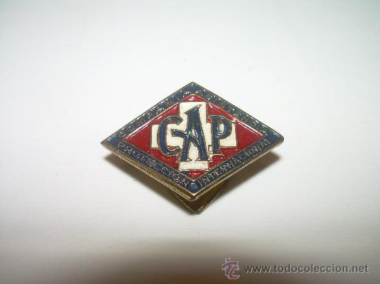 Pins de colecci&oacute;n: ANTIGUA INSIGNIA......CAP - Foto 1