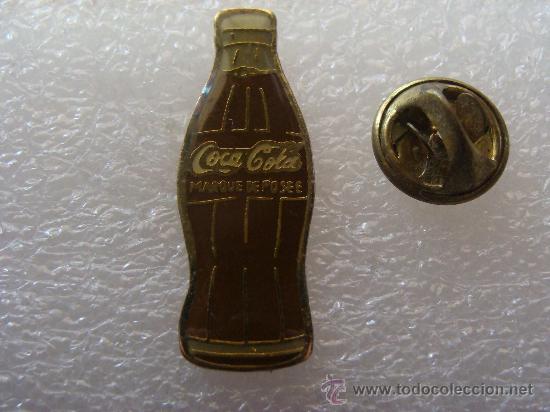 Pin's de collection: PIN DE BEBIDAS. BONITA BOTELLA COCA COLA DE FRANCIA. COCACOLA.