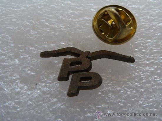Pin's de collection: PIN POL&Iacute;TICO / SINDICAL. LOGOTIPO DEL PP. PARTIDO POPULAR.