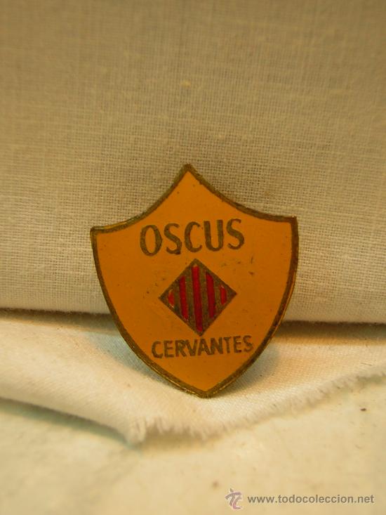 Pins de colecci&oacute;n: PIN DE OJAL OSCUS CERVANTES - Foto 1