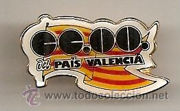 Pins de colecci&oacute;n: Insignia de Comisiones Obreras. Valencia