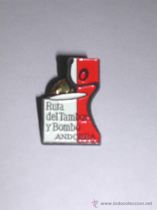 Collection pins: PIN de metal RUTA DEL TAMBOR Y BOMBO DE ANDORRA