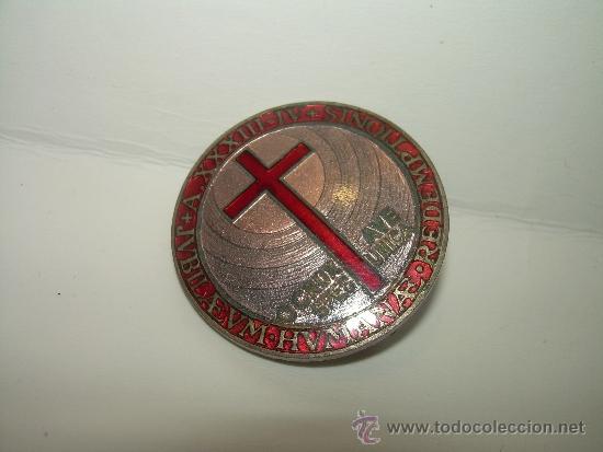 Pins de colecci&oacute;n: ANTIGUA INSIGNIA ESMALTADA. - Foto 2