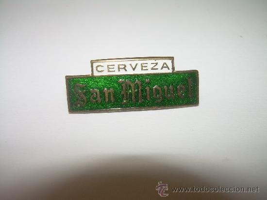 Pins de colecci&oacute;n: ANTIGUA INSIGNIA.....CERVEZA SAN MIGUEL