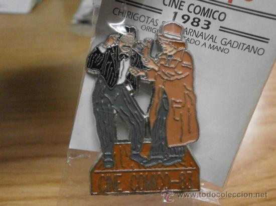 Pins de colecci&oacute;n: CARNAVAL DE CADIZ PINS CHIRIGOTA CINE COMICO-83 PIN-19,3