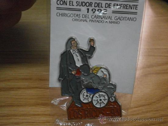 Pins de colecci&oacute;n: CARNAVAL DE CADIZ PINS CHIRIGOTA LOS RICOS PIN-22,3