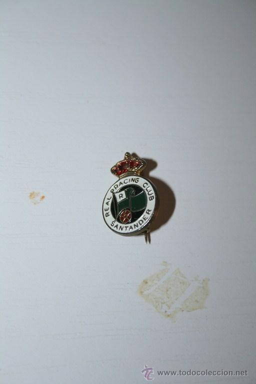 Pins de colecci&oacute;n: ANTIGUO PIN RACING DE SANTANDER - Foto 1