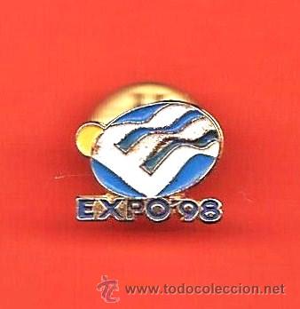 Pins de colecci&oacute;n: pin - exposicion mundial / expo 98 - zaragoza - se desconocen mas datos metal - a&ntilde;o 2008