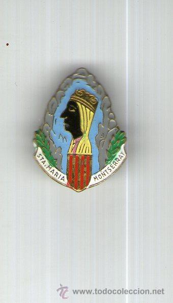 Pins de cole&ccedil;&atilde;o: pin esmaltado de la virgen de montserrat santa maria montserrat, moreneta