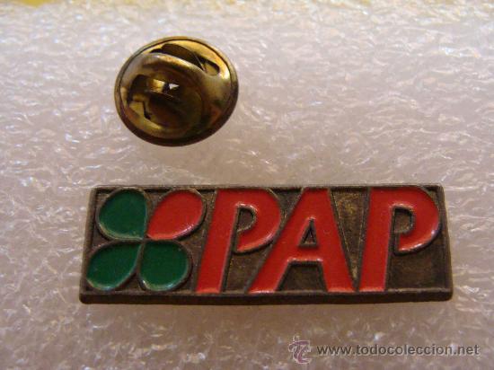 Pins de colecci&oacute;n: PIN POL&Iacute;TICO / SINDICAL. PAP. PARTIDO ANDALUZ DEL PROGRESO. LOGO. A&Ntilde;OS 90.