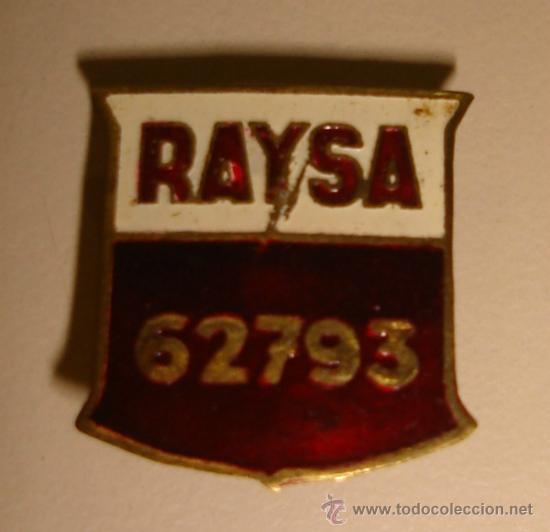 Pins de colecci&oacute;n: PIN PUBLICITARIO DE RAYSA