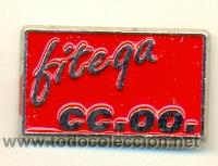 Pins de colecci&oacute;n: 13-1887. Pin Fitega. CC.OO.