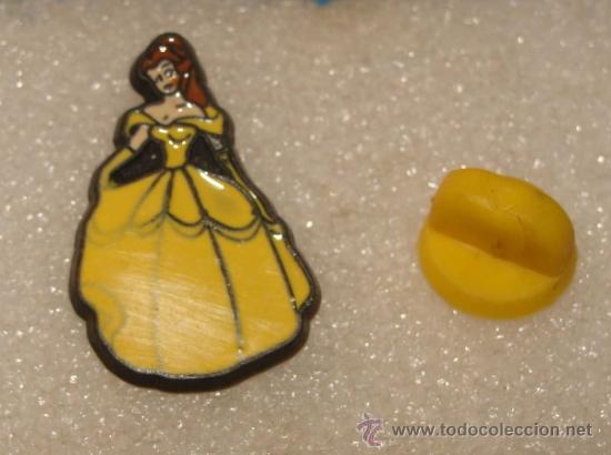Pins de colecci&oacute;n: PIN DE DIBUJOS ANIMADOS. PRINCESA BELLA Y BESTIA PRINCESAS WALT DISNEY.