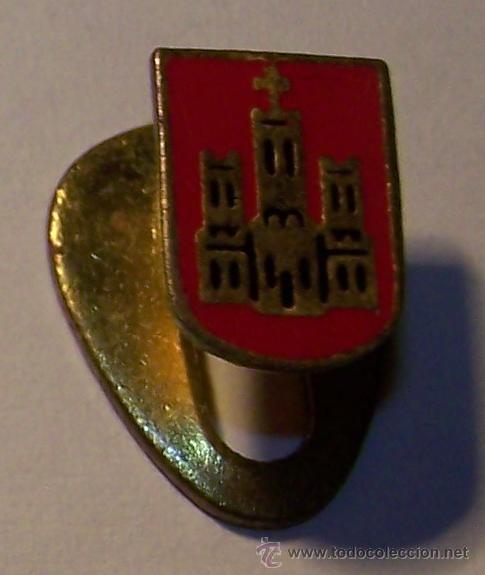 Pins de colecci&oacute;n: ANTIGUO PIN DE OJAL CASTILLO. ESMALTADO.