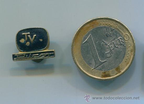 Pins de colecci&oacute;n: antiguo pin de ojal de boton, insignia - television, televisor Pilcor