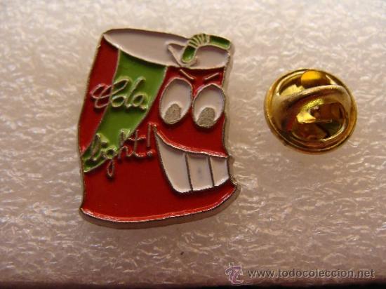 Pins de colecci&oacute;n: PIN. LATA DE COLA LIGHT SONRIENTE. - Foto 1