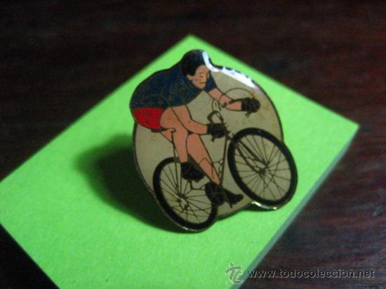 Pins de colecci&oacute;n: pin antiguo de ciclismo  ( cj c1