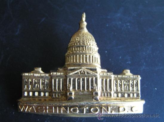 Pins de colecci&oacute;n: Casa Blanca    .PIN O BROCHE DE SOLAPA. SOUVENIR WASHINGTON DC . 1&ordf; mitad s. XX.