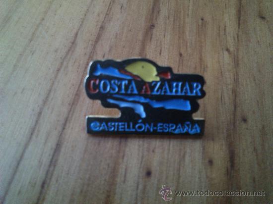 Pins de colecci&oacute;n: Pin Original Tur&iacute;stico De La Costa Azahar, Castell&oacute;n - Espa&ntilde;a, De Los A&ntilde;os 90.