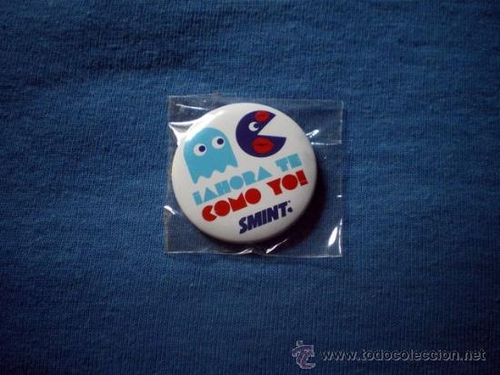 Pin's de collection: CHAPA PIN SMINT AHORA TE COMO YO PACMAN COMECOCOS PRECINTADO