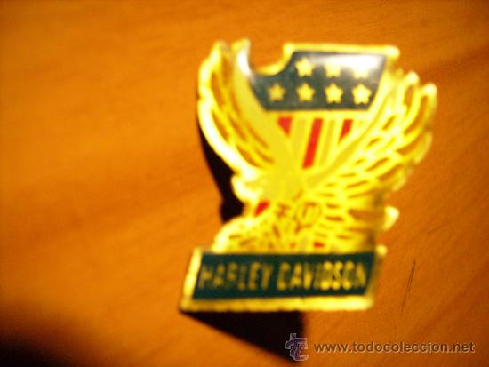 Pins de colecci&oacute;n: PIN DE BOTON HARLEY DAVIDSON - Foto 1