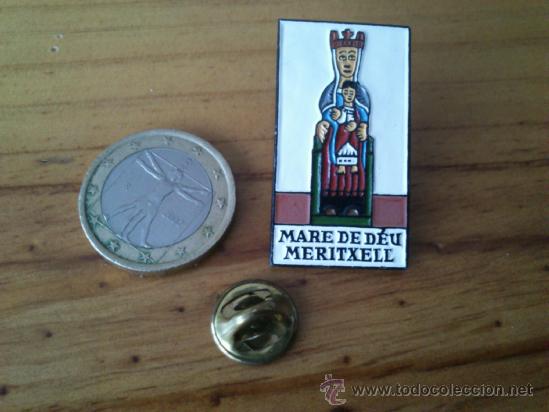 Pins de colecci&oacute;n: Pin Original De La Mare De D&egrave;u Meritxell, Virgen Patrona Del Principado De Andorra.