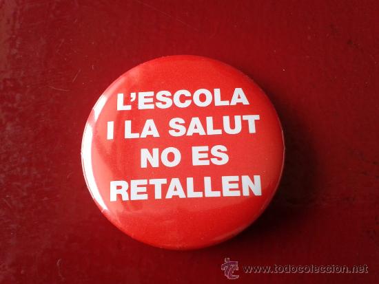 Pins e Spille di collezione: chapa psc psoe socialistas catalanes defensa servicios p&uacute;blicos contra los recortes sociales