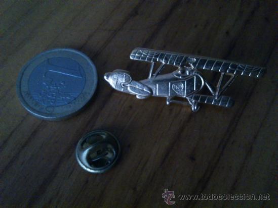Pins de colecci&oacute;n: Antiguo Pin De Pincho Avi&oacute;n Dorado.