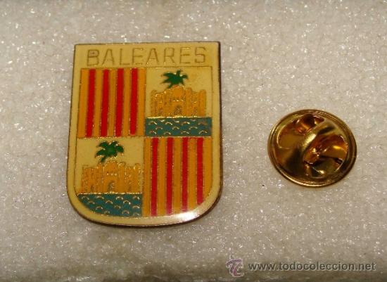 Pins de cole&ccedil;&atilde;o: PIN DE TURISMO / HER&Aacute;LDICA. ESCUDO HER&Aacute;LDICO DE ISLAS BALEARES.